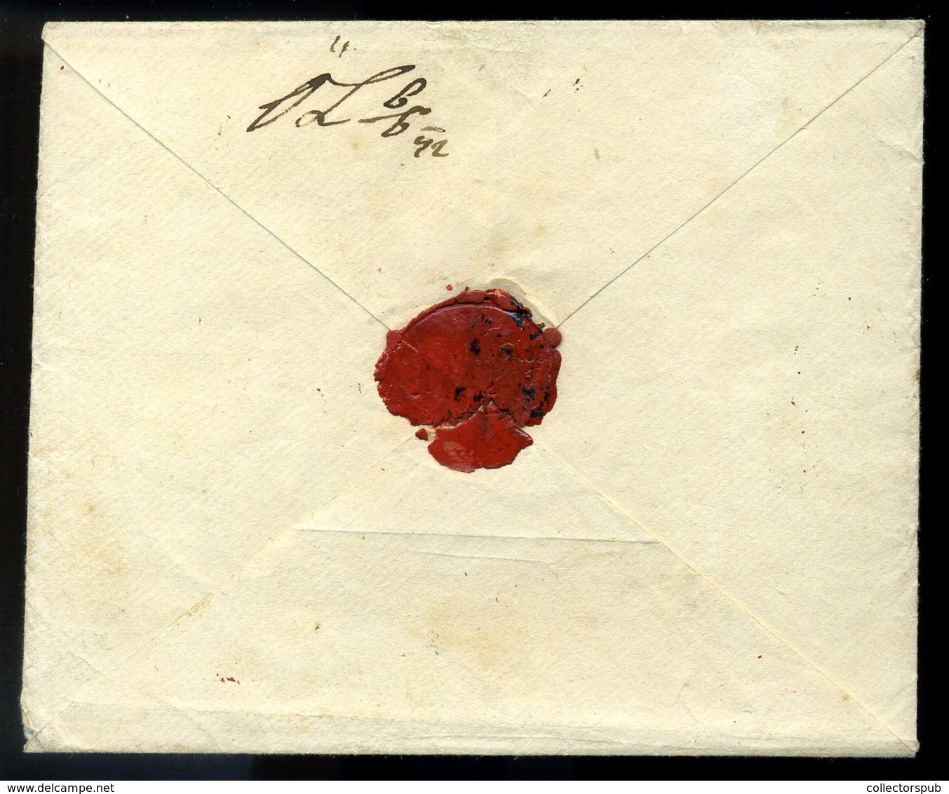 ZÁGRÁB 1842. Szép Portos Ajánlott Levél Kaposvárra Küldve  /  ZAGREB   Nice Unpaid Letter To Kaposvár - Croatie