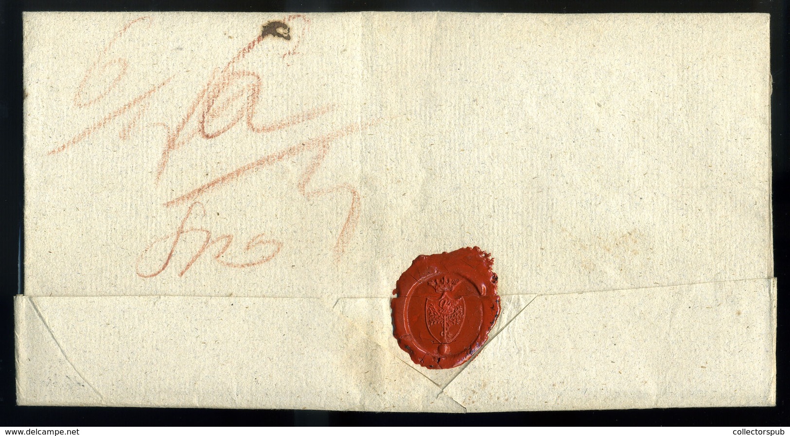 PEST 1832. Tértivevényes Portós Levél, Tartalommal Körmöcbányára Küldve  /  Nice Unpaid Letter To Körmöcbánya Cont. Retu - ...-1867 Prephilately