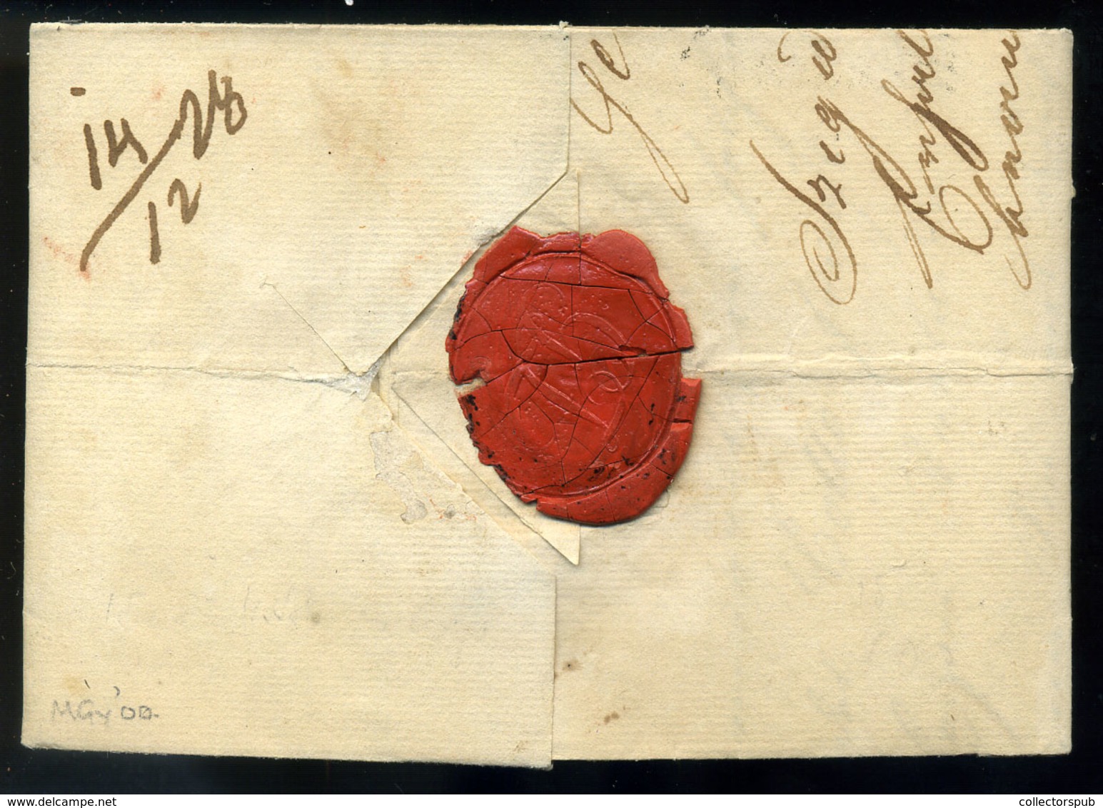 SZEGED 1828. Portós Levél, Tartalommal Debrecenbe Küldve  /  Unpaid Letter Cont. To Debrecen - ...-1867 Préphilatélie