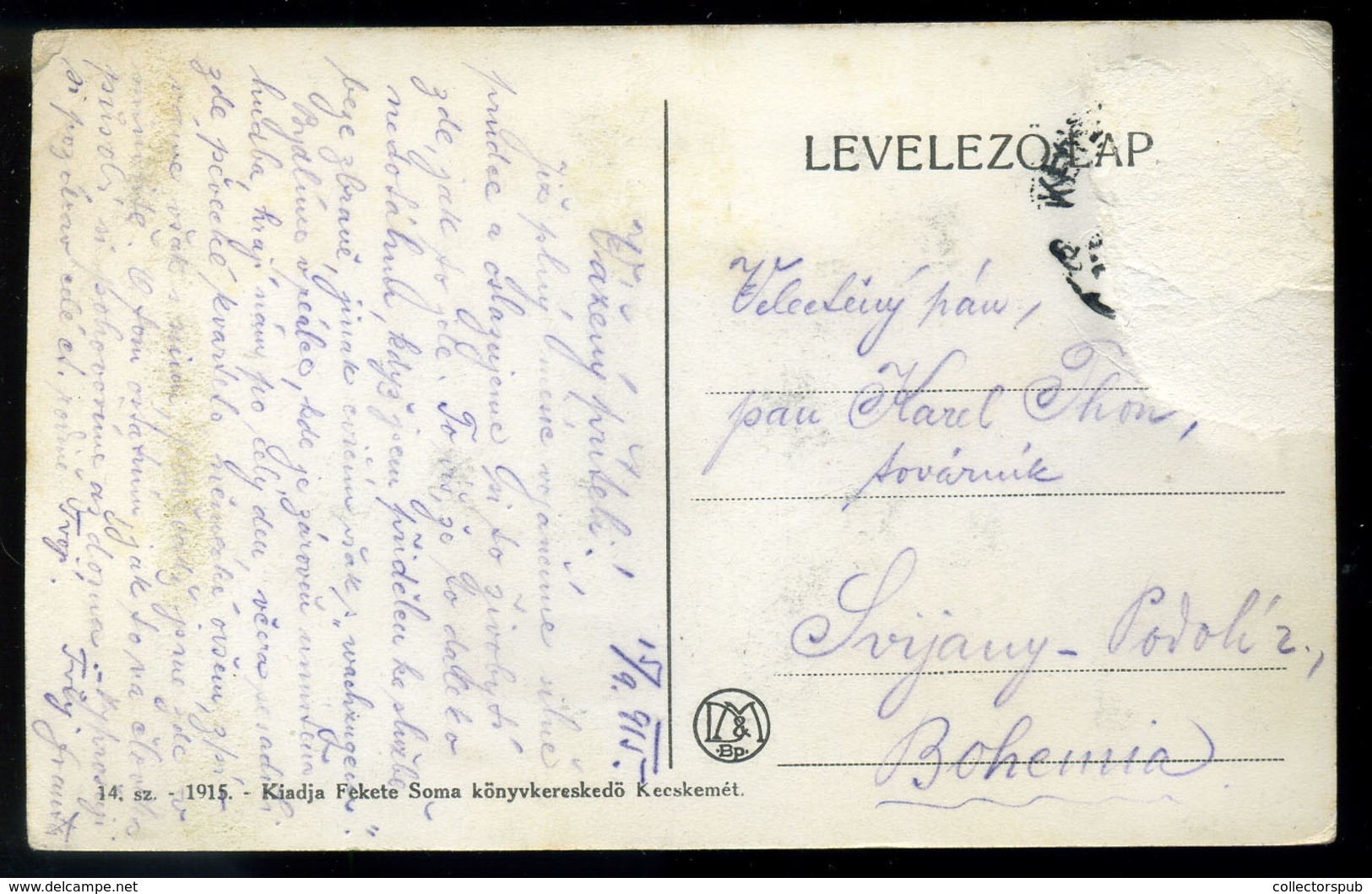 KECSKEMÉT 1915. Régi Képeslap  /   Vintage Pic. P.card - Hongrie