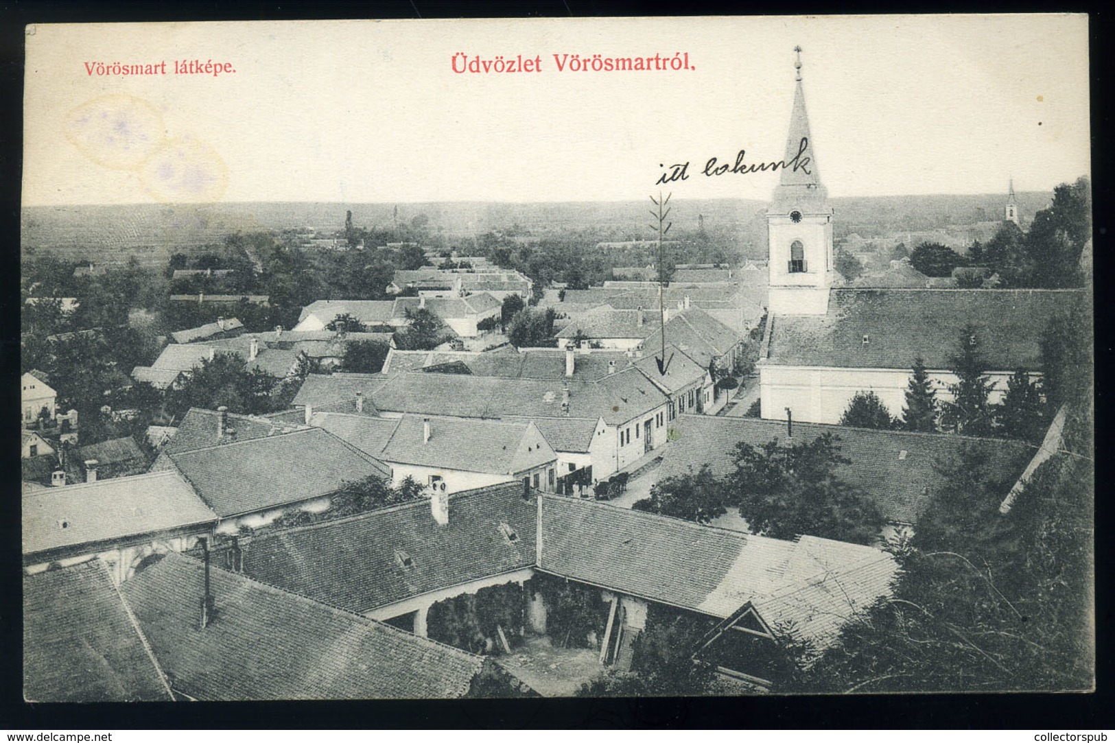 VÖRÖSMART 1914. Régi Képeslap  /   Vintage Pic. P.card - Hungary