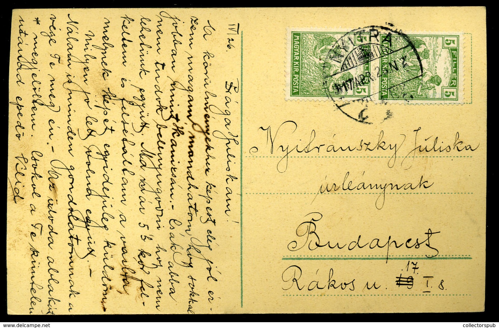 NYITRA 1917. Régi Képeslap  /   Vintage Pic. P.card - Hungary