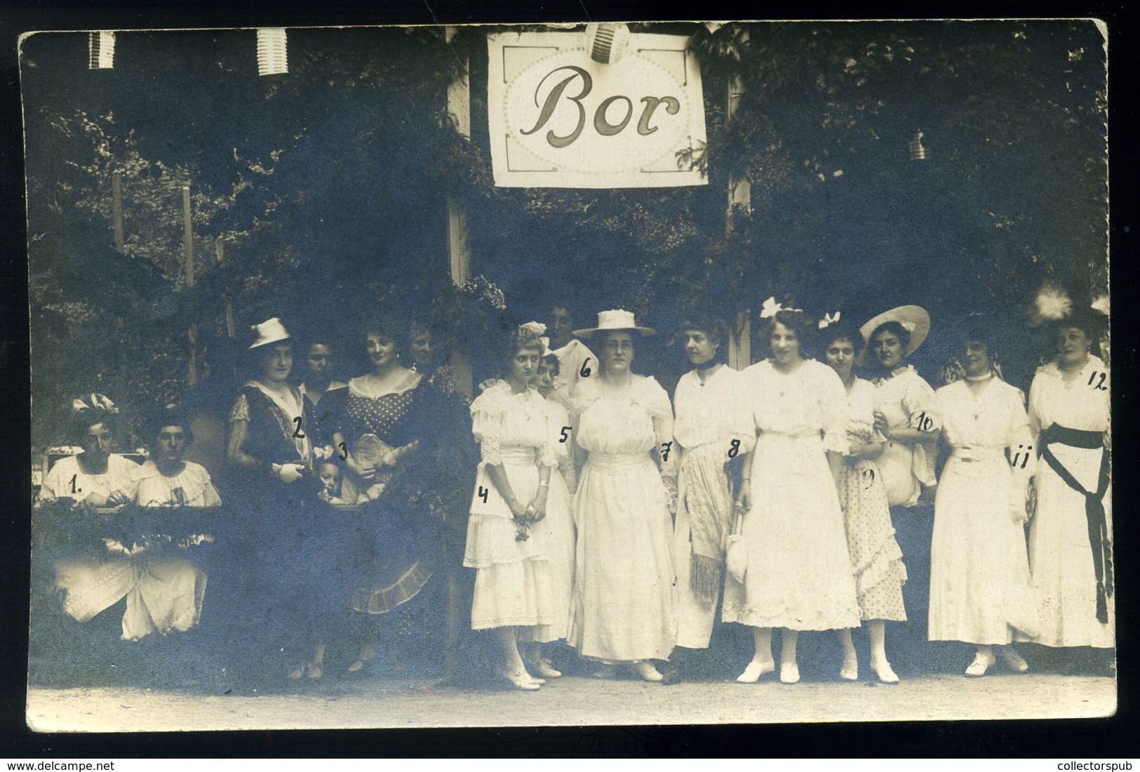 TRENCSÉN 1917. Parkünnepély, Fotós Képeslap  /  Park Celebrations Photo  Vintage Pic. P.card - Hungary