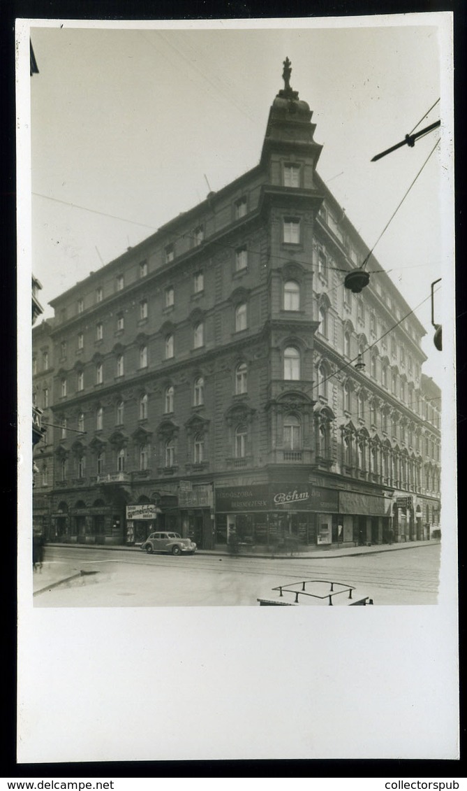 BUDAPEST 1940. Cca. VII. Király Utca 85, Fotós Képeslap, üzletek  /  Photo  Vintage Pic. P.card, Stores - Hongrie