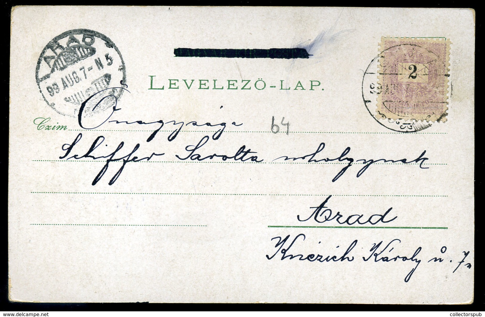 GYULA 1899. Litho Képeslap  /  Litho  Vintage Pic. P.card - Hongrie