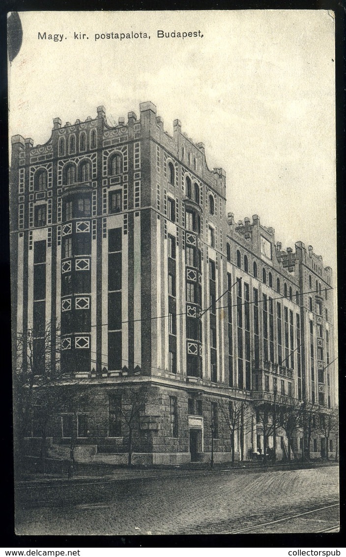 BUDAPEST 1926. Krisztina Körút, Postapalota, Régi Képeslap  /  Krisztina Blvd. Postal Palace  Vintage Pic. P.card - Ungheria