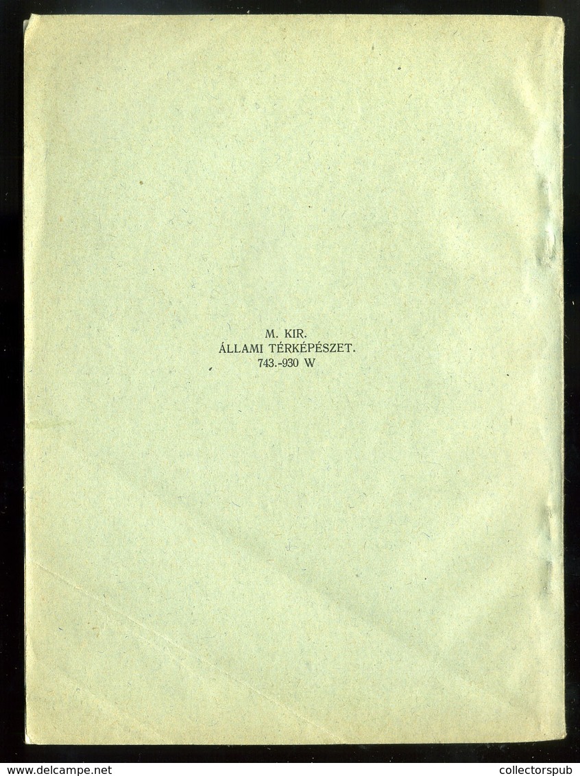 Budapest és Környéke Utcái, Középületei és Egyéb Adatainak Jegyzéke. 1931.  /  List Of Budapest Streets - Unclassified