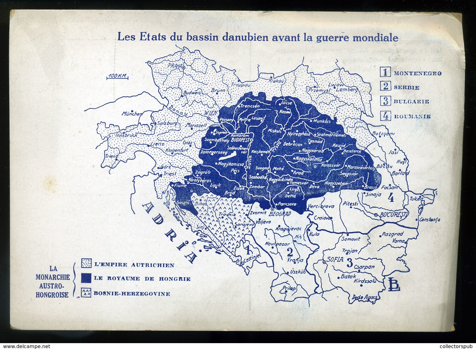 IRREDENTA Térképes Képeslap, TRIANON   /  IRREDENTE Map  Vintage Pic. P.card TRIANON - Ungheria