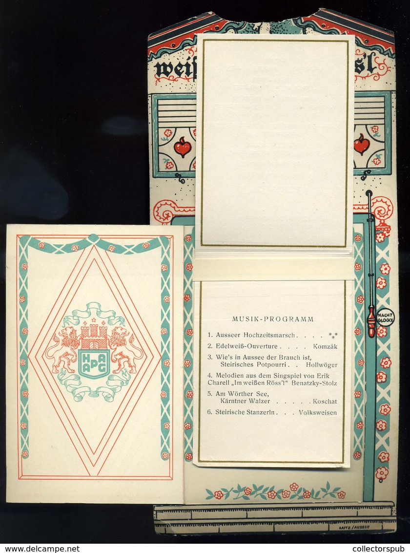 HAMBURG - AMERIKA Line, "Oceana" Menükártya 1934.  /  MENU CARD "Oceana" - Menus