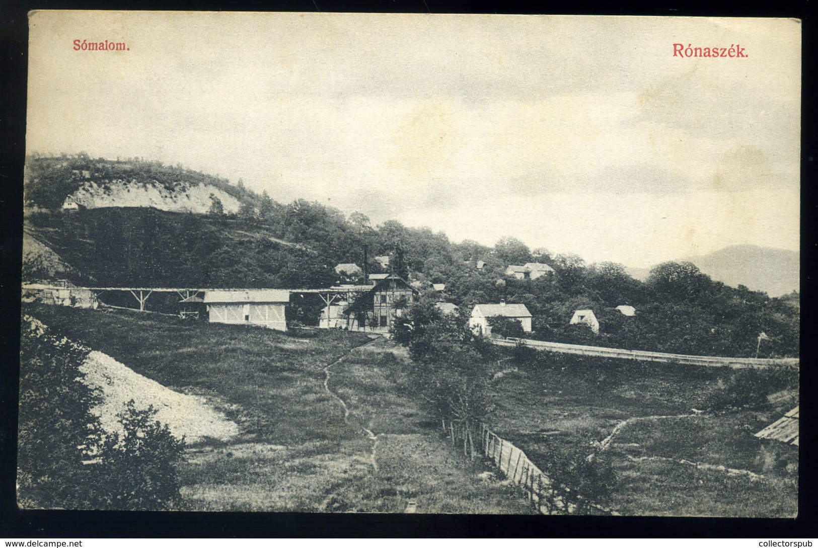 RÓNASZÉK / Coștiui 1913. Sómalom, Régi Képeslap  /  Salt Mill  Vintage Pic. P.card - Hongrie