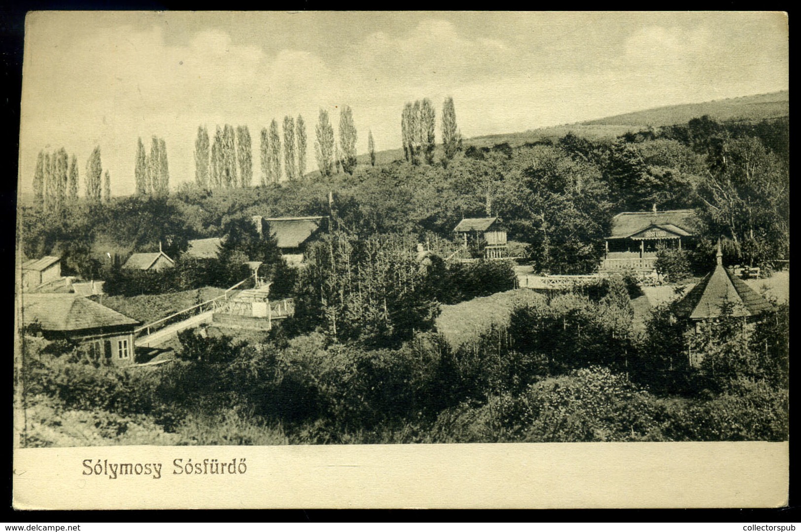SZÉKELYUDVARHELY Sólymosy Sósfürdő, Régi Képeslap  /  Salt Bath  Vintage Pic. P.card - Hongrie