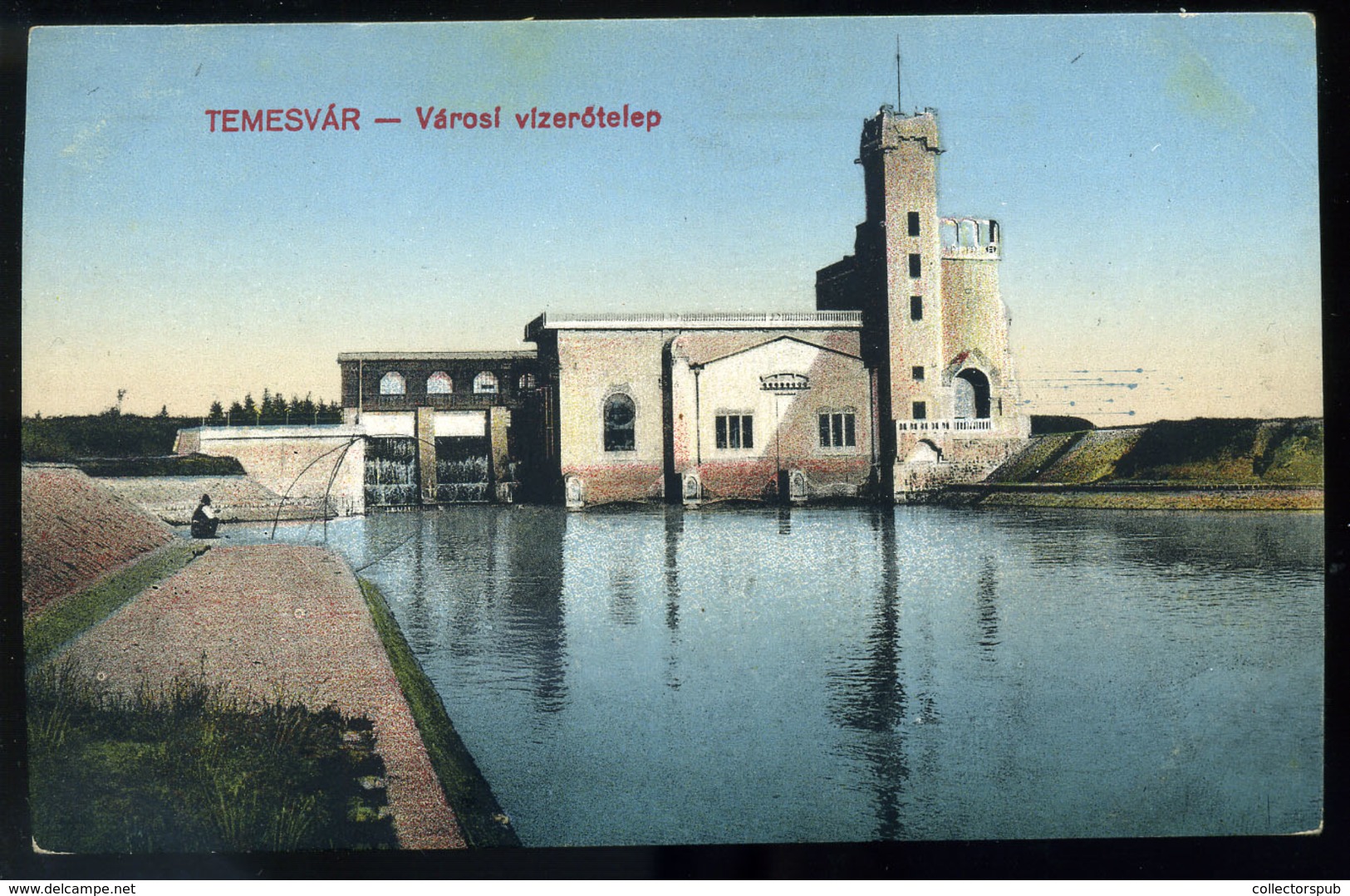 TEMESVÁR  Városi Vízerőtelep, Régi Képeslap  /  Urban Hydro Plant  Vintage Pic. P.card - Hungary