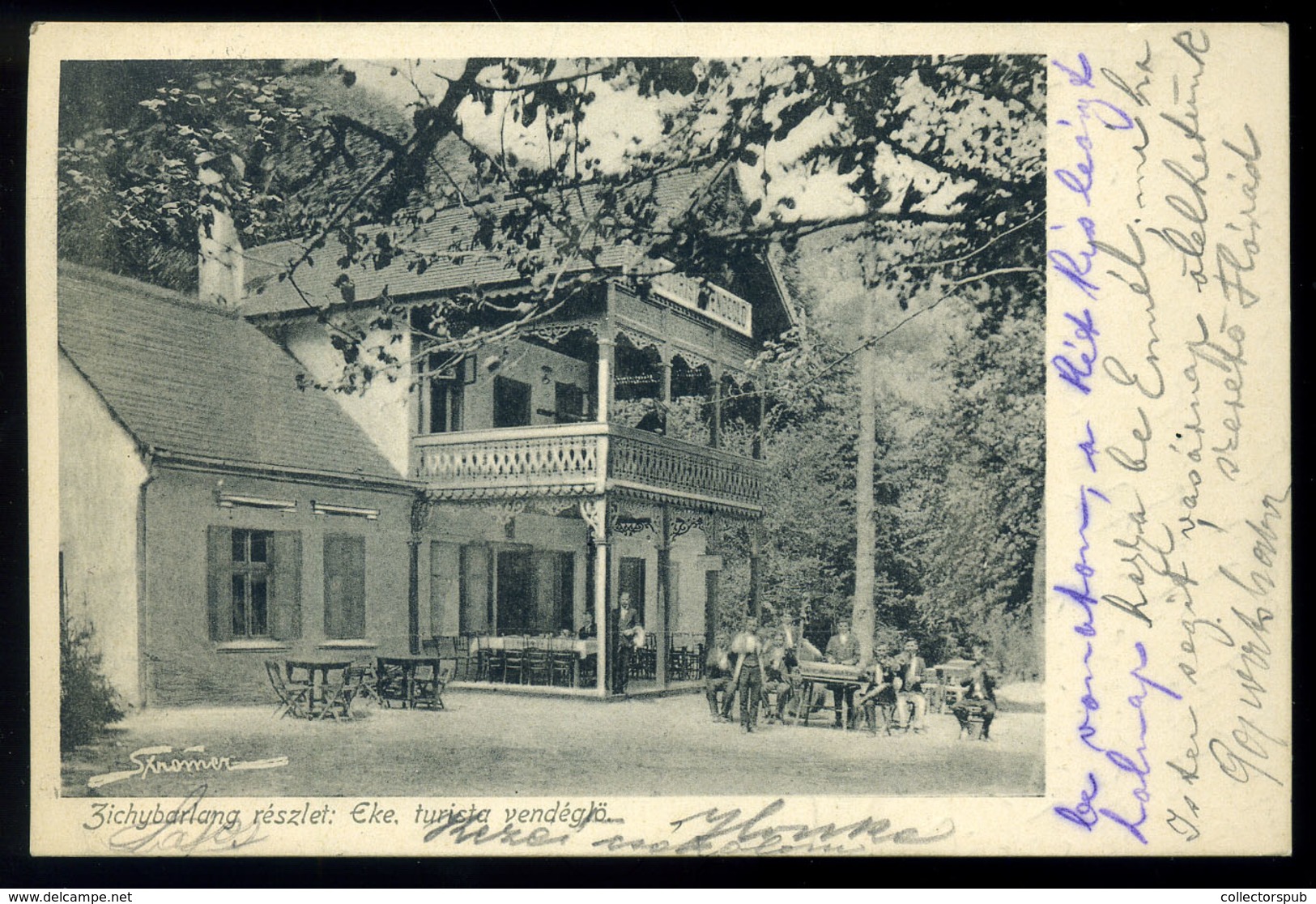 ZICHYBARLANG 1907. Turista Vendéglő, Régi Képeslap  /  Tourist Restaurant  Vintage Pic. P.card - Hungary