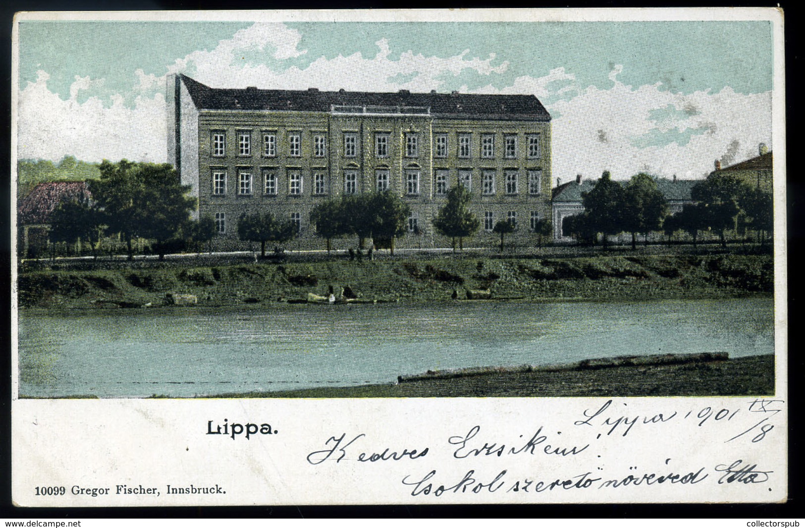 LIPPA 1901. Régi Képeslap  /   Vintage Pic. P.card - Hungary