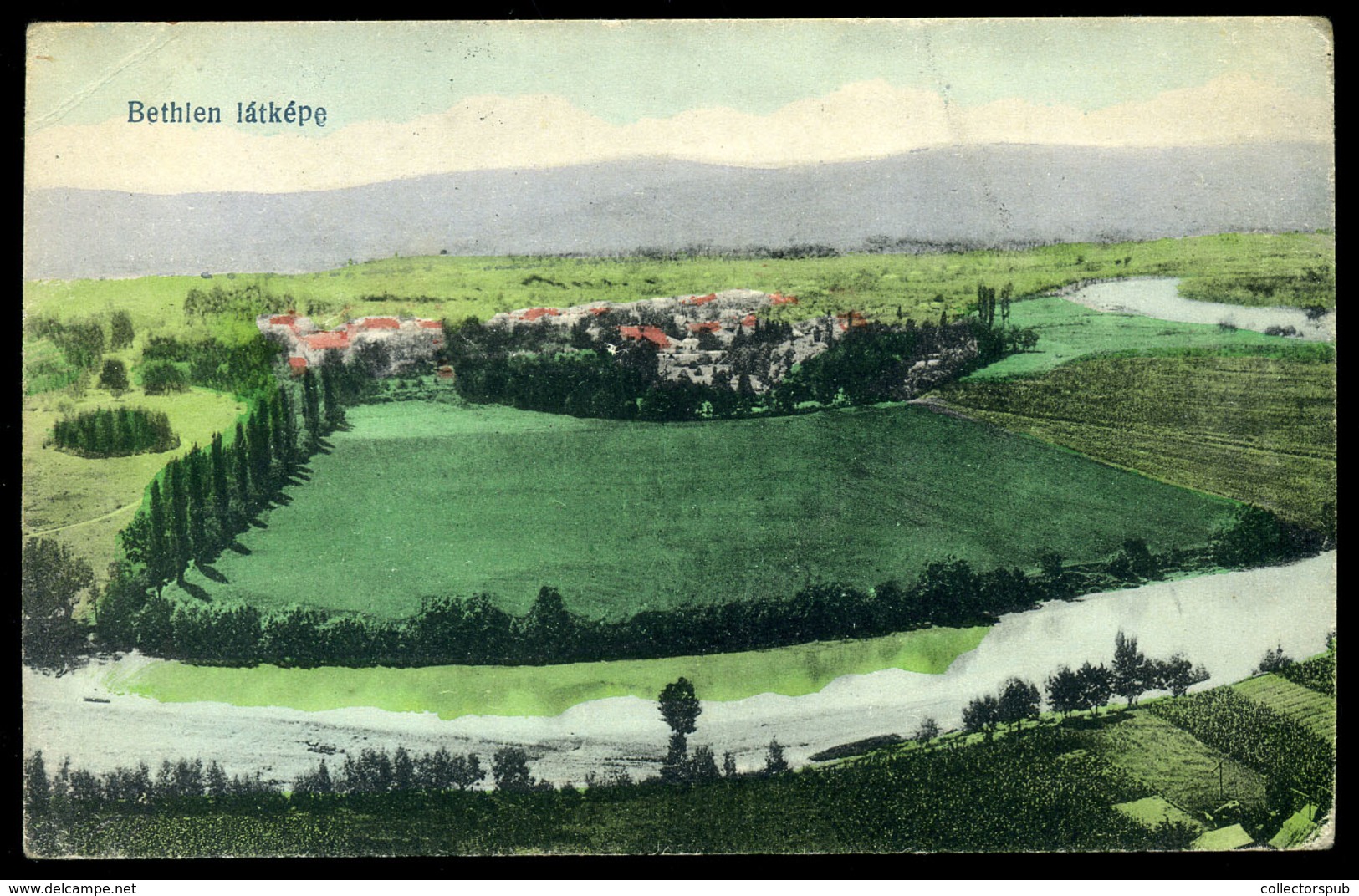BETHLEN / Beclean 1916. Látkép, Régi Képeslap  /  Panorama  Vintage Pic. P.card - Ungheria