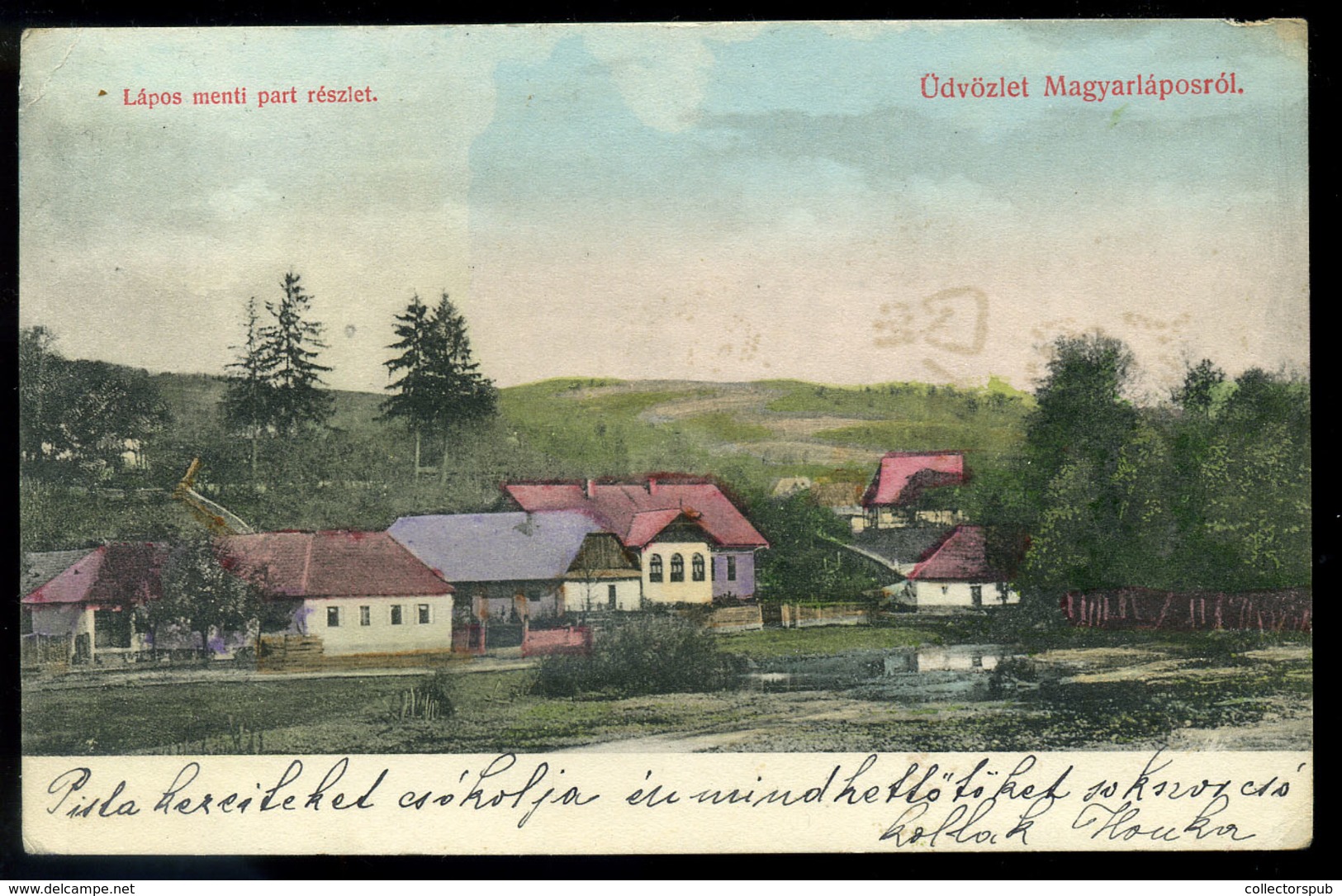 MAGYARLÁPOS / Târgu Lăpuș 1912. Régi Képeslap  /   Vintage Pic. P.card - Hungría