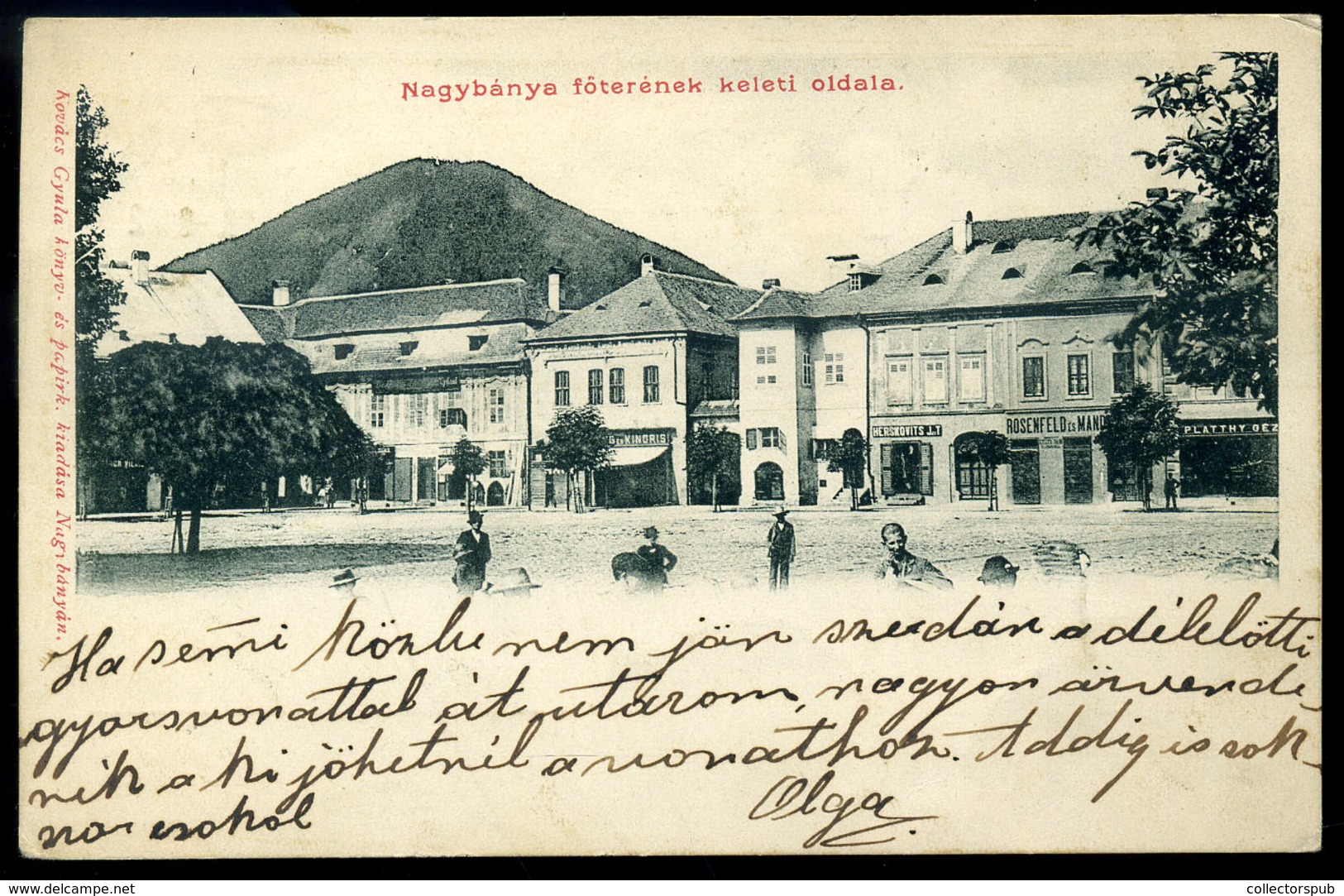 NAGYBÁNYA 1903. Régi Képeslap  /   Vintage Pic. P.card - Hongrie