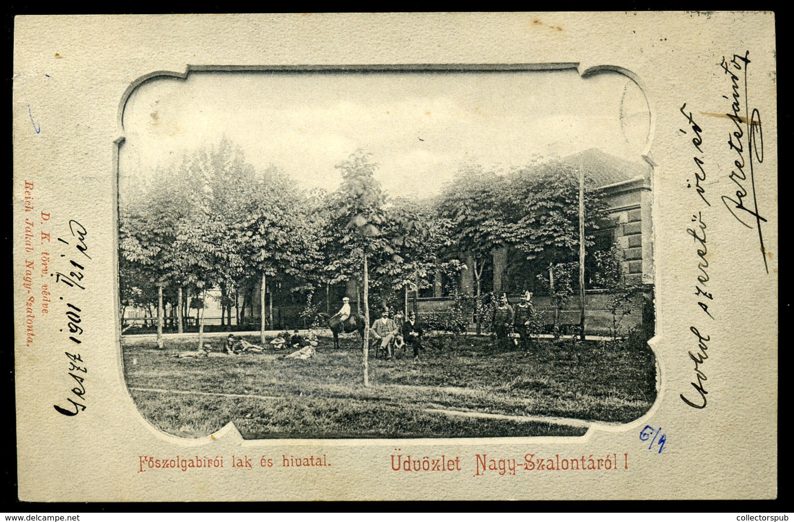 NAGYSZALONTA 1901. Régi Képeslap  /   Vintage Pic. P.card - Hungary