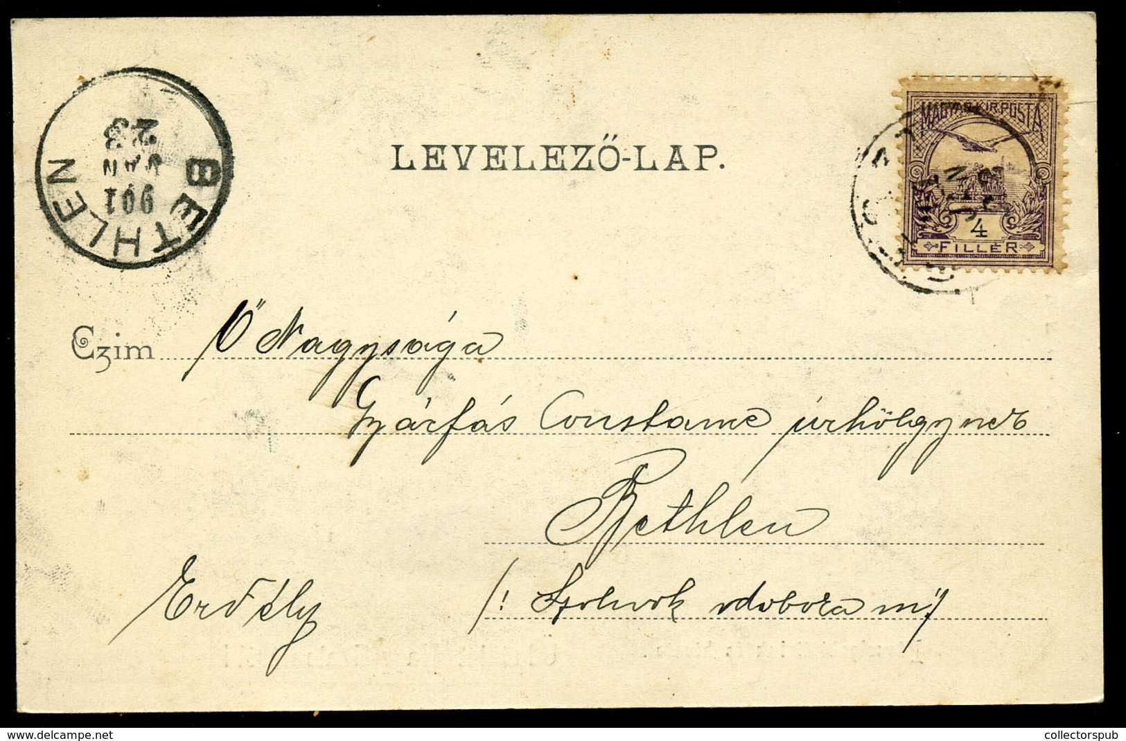 NAGYSZALONTA 1901. Régi Képeslap  /   Vintage Pic. P.card - Hongrie