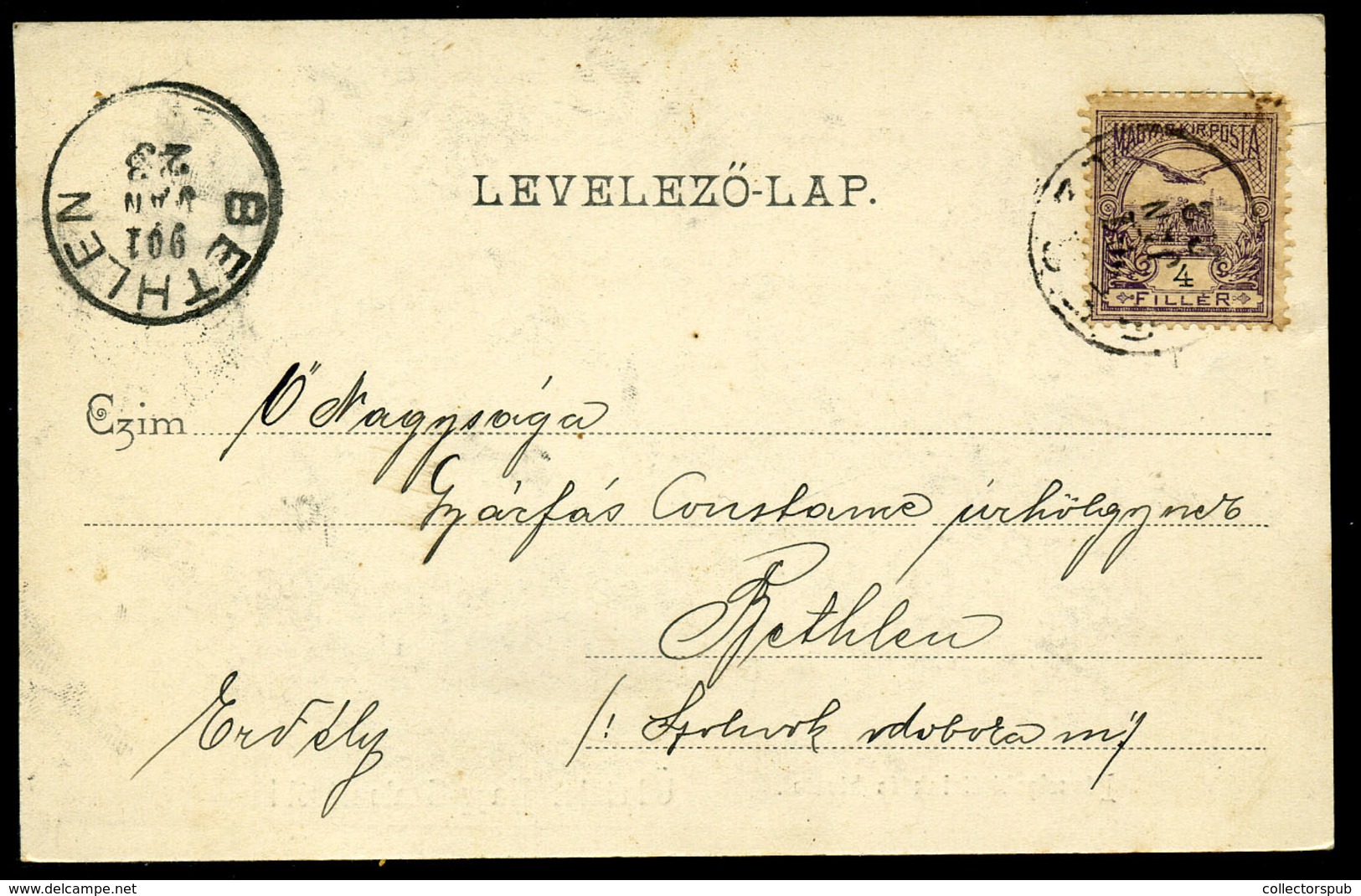 NAGYSZALONTA 1901. Régi Képeslap  /   Vintage Pic. P.card - Hungary