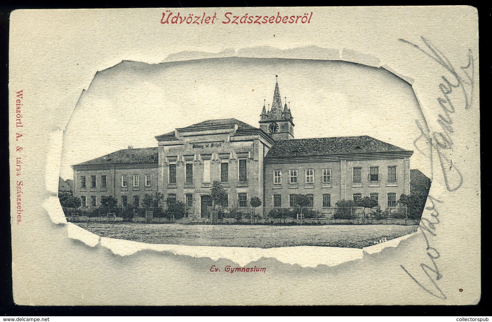 SZÁSZSEBES / Sebeș 1902. Régi Képeslap   /   Vintage Pic. P.card - Hungary