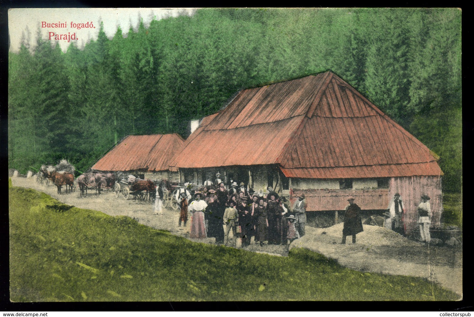 PARAJD 1915. Cca. Bucsini Fogadó, Régi Képeslap  /  Inn  Vintage Pic. P.card - Hungary