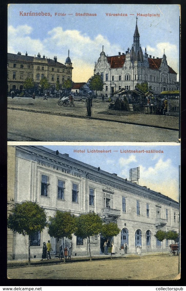 KARÁNSEBES 1913. Régi Képeslap  /   Vintage Pic. P.card - Hongrie