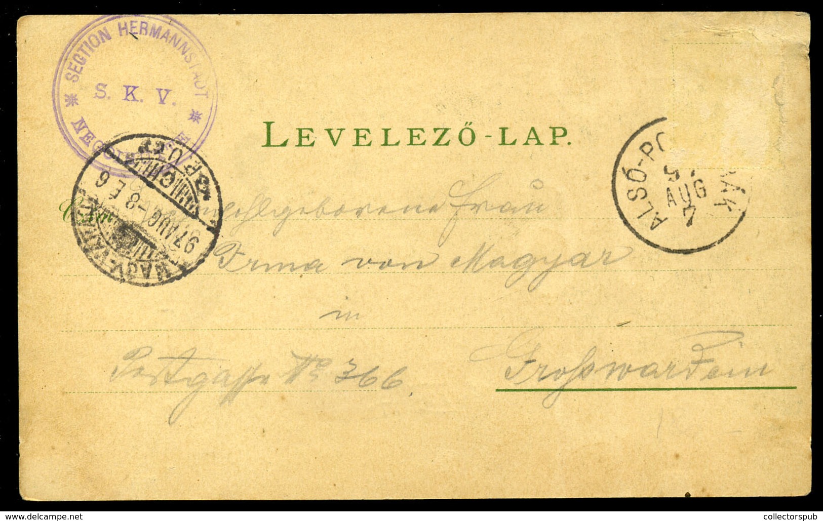 Siebenbürgischen Karpaten , 1897. Régi Képeslap , Vorlaufer!  /   Vintage Pic. P.card, Precursor - Roumanie