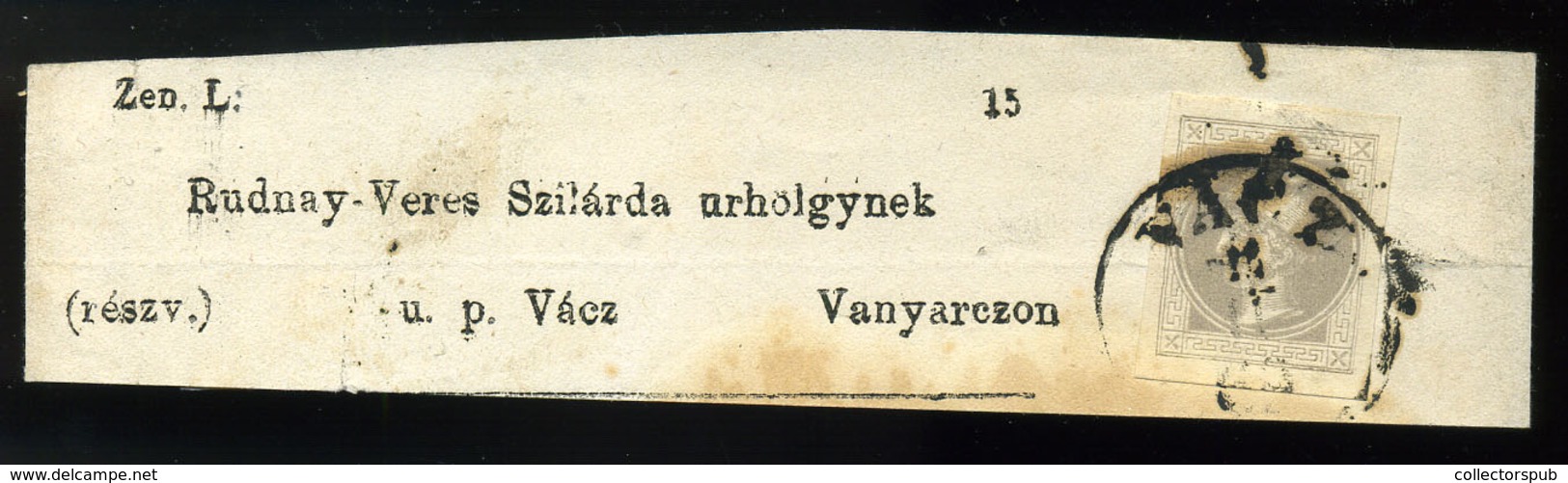 VÁC Szép Hírlapbélyeg , Teljes Címszalagon  /  Newspaper Wrapper - Used Stamps