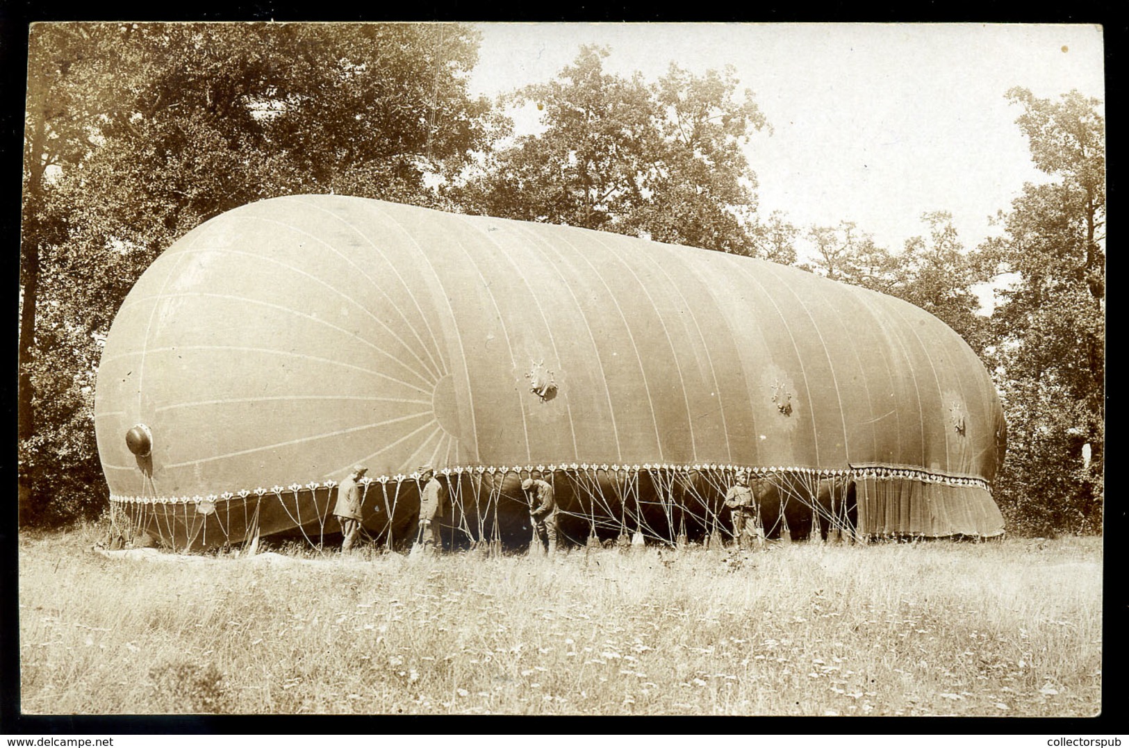 I.VH. Militarballon M.98. Ritka Fotós Képeslap  /  WW I. Military Balloon M. 98. Rare Photo  Vintage Pic. P.card - Andere & Zonder Classificatie