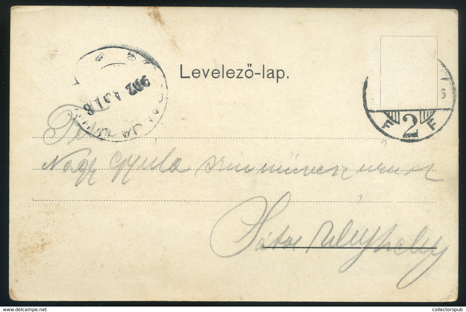 DEBRECEN 1902. Szálloda Az Angol Királynőhöz, Régi Képeslap  /  Queen Of England Hotel   Vintage Pic. P.card - Hongrie