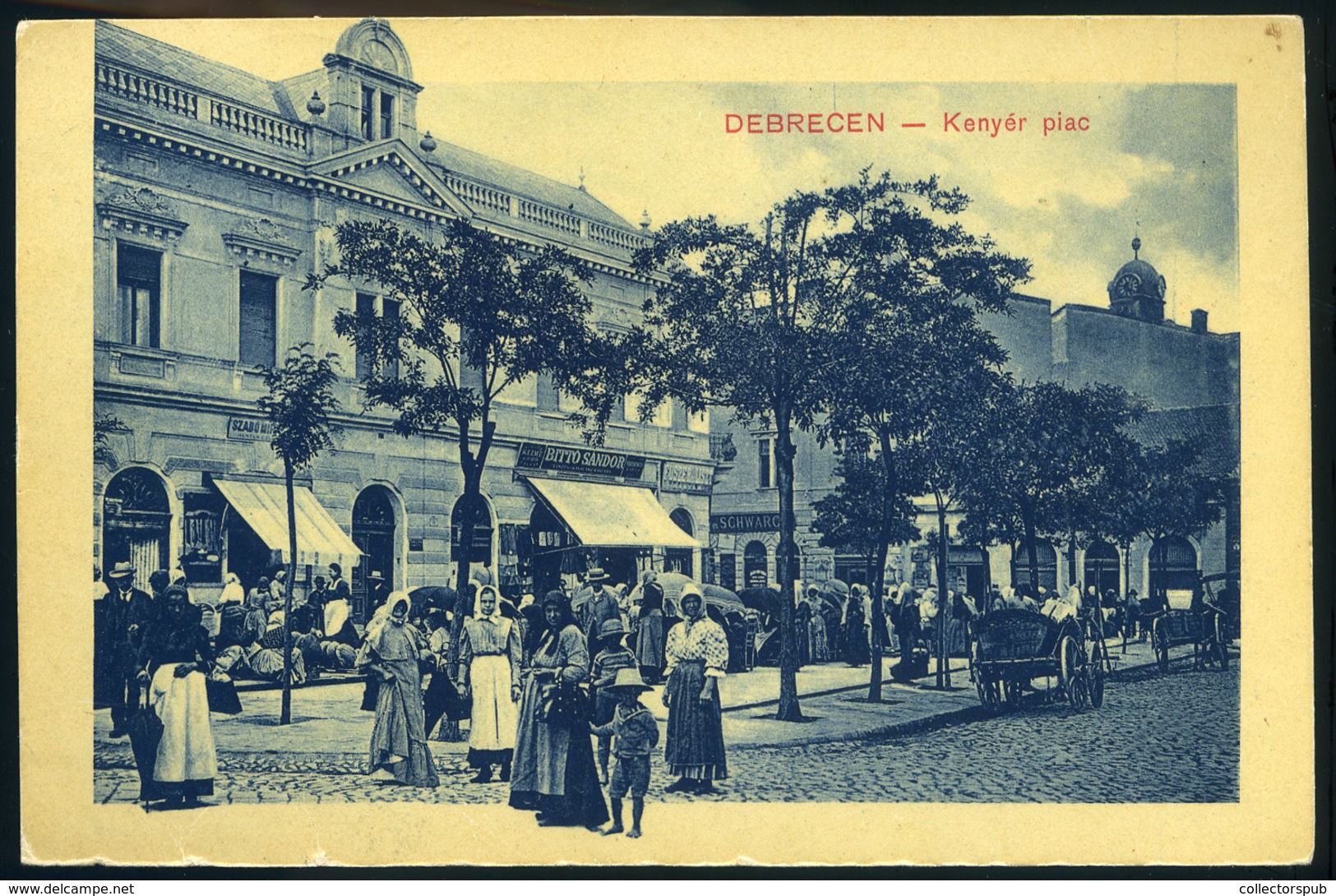 DEBRECEN 1912. Kenyér Piac, Régi Képeslap  /  Bread Market   Vintage Pic. P.card - Hungary