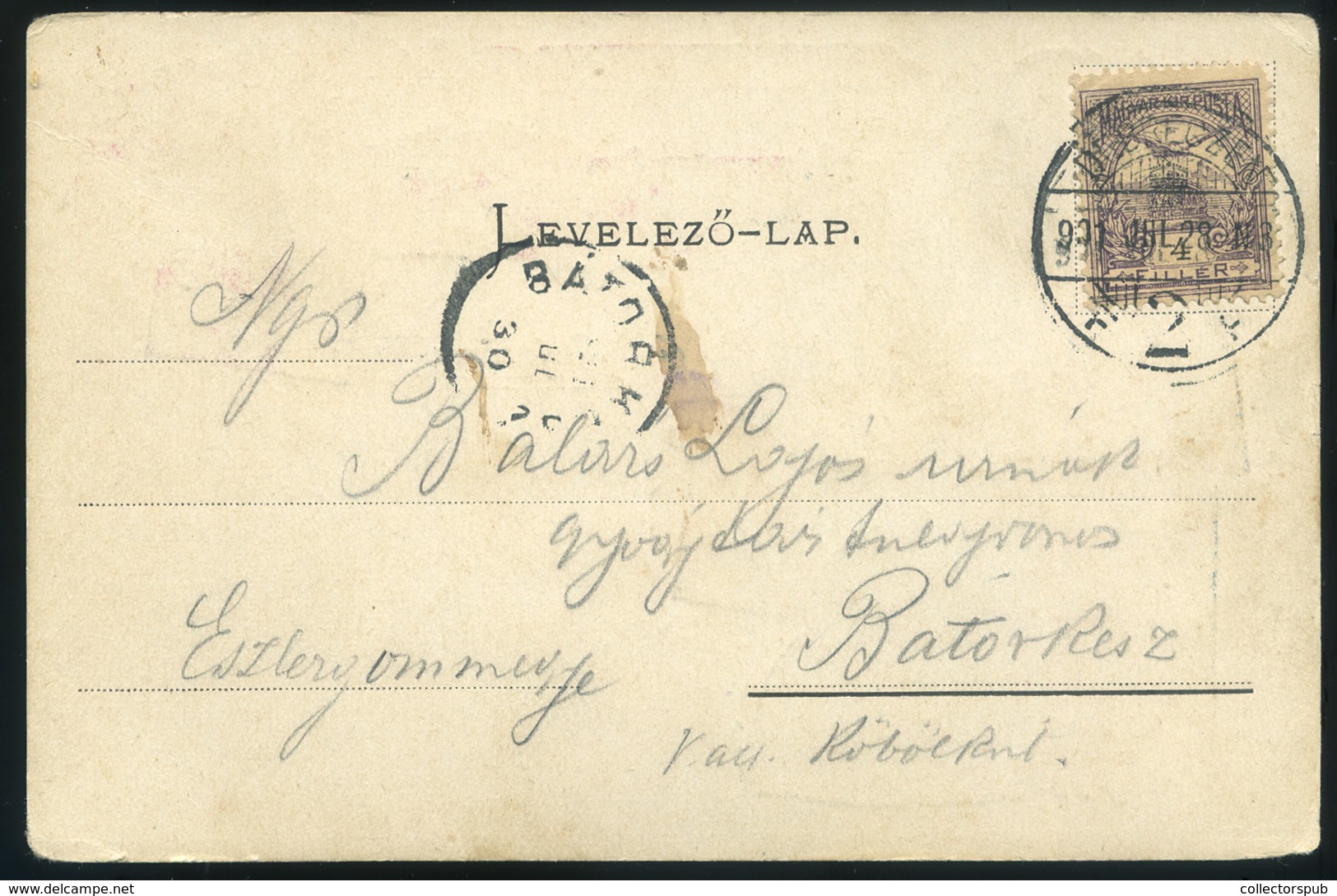 DEBRECEN 1901. Litho Régi Képeslap , Csokonai Nyomda  /  Litho   Vintage Pic. P.card , Csokonai Printing House - Ungheria