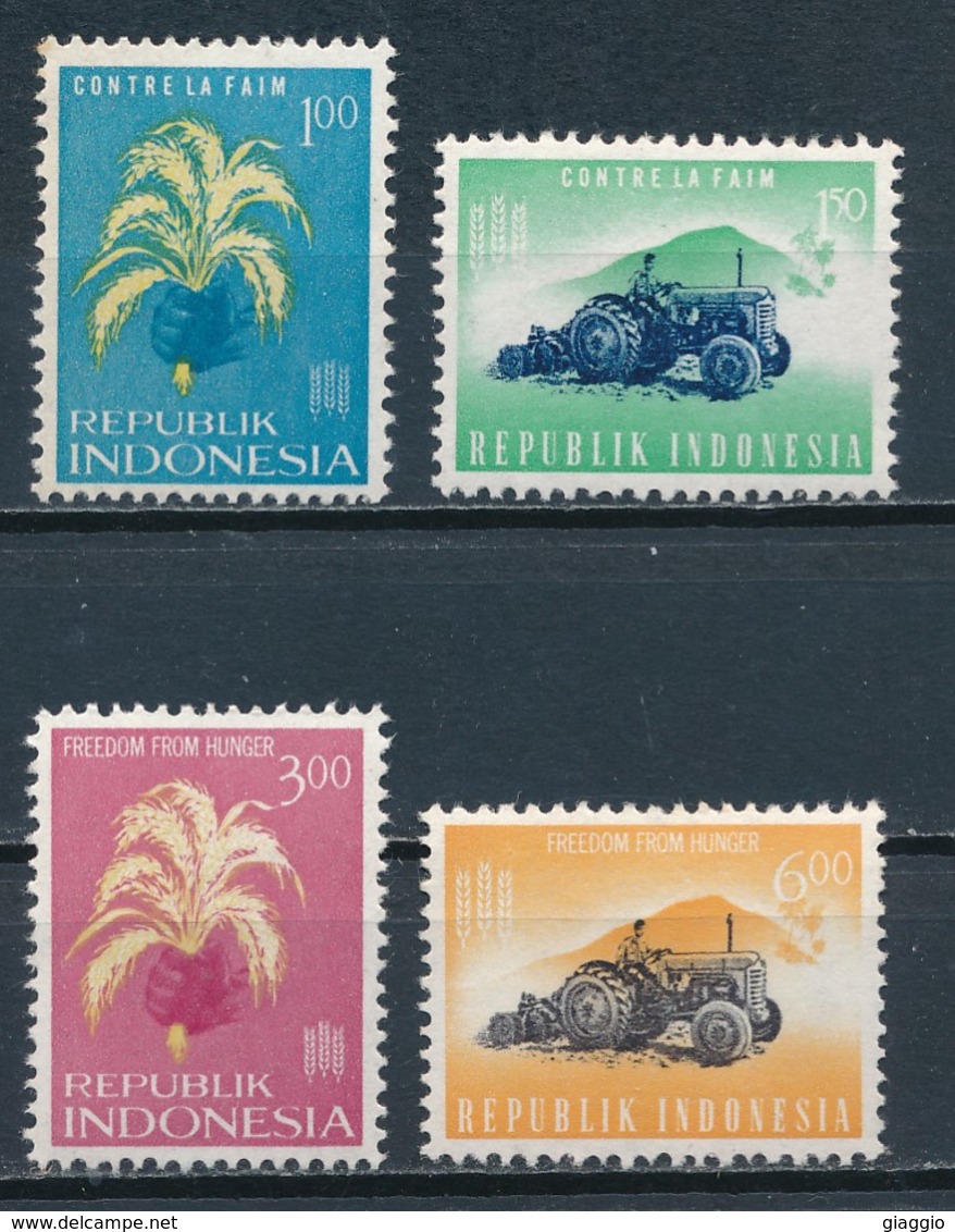 °°° INDONESIA - Y&T N°326/29 - 1963 MNH °°° - Indonesia