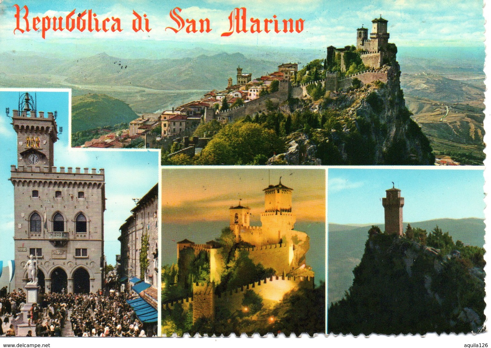 BELLISSIMA CARTOLINA SAN MARINO E826 - San Marino