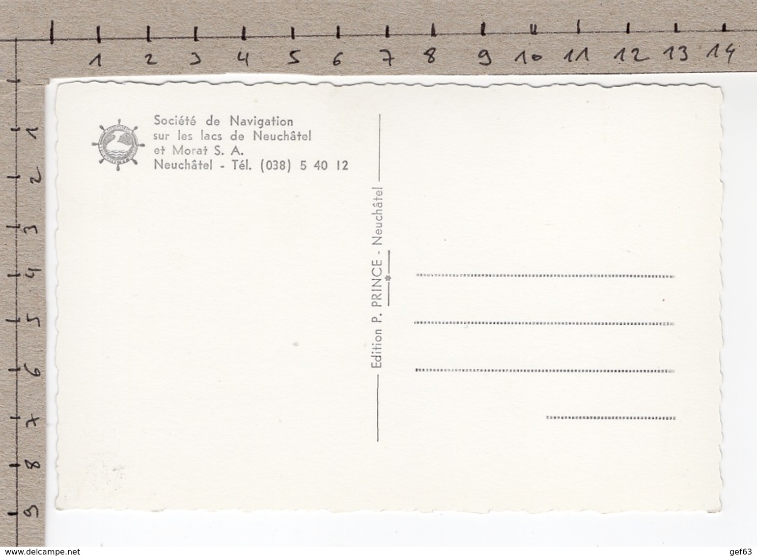 LNM Société De Nagigation Sur Les Lacs De Neuchâtel Et Morat SA - Lac De Neuchâtel - Bateau Le Cygne - Autres & Non Classés