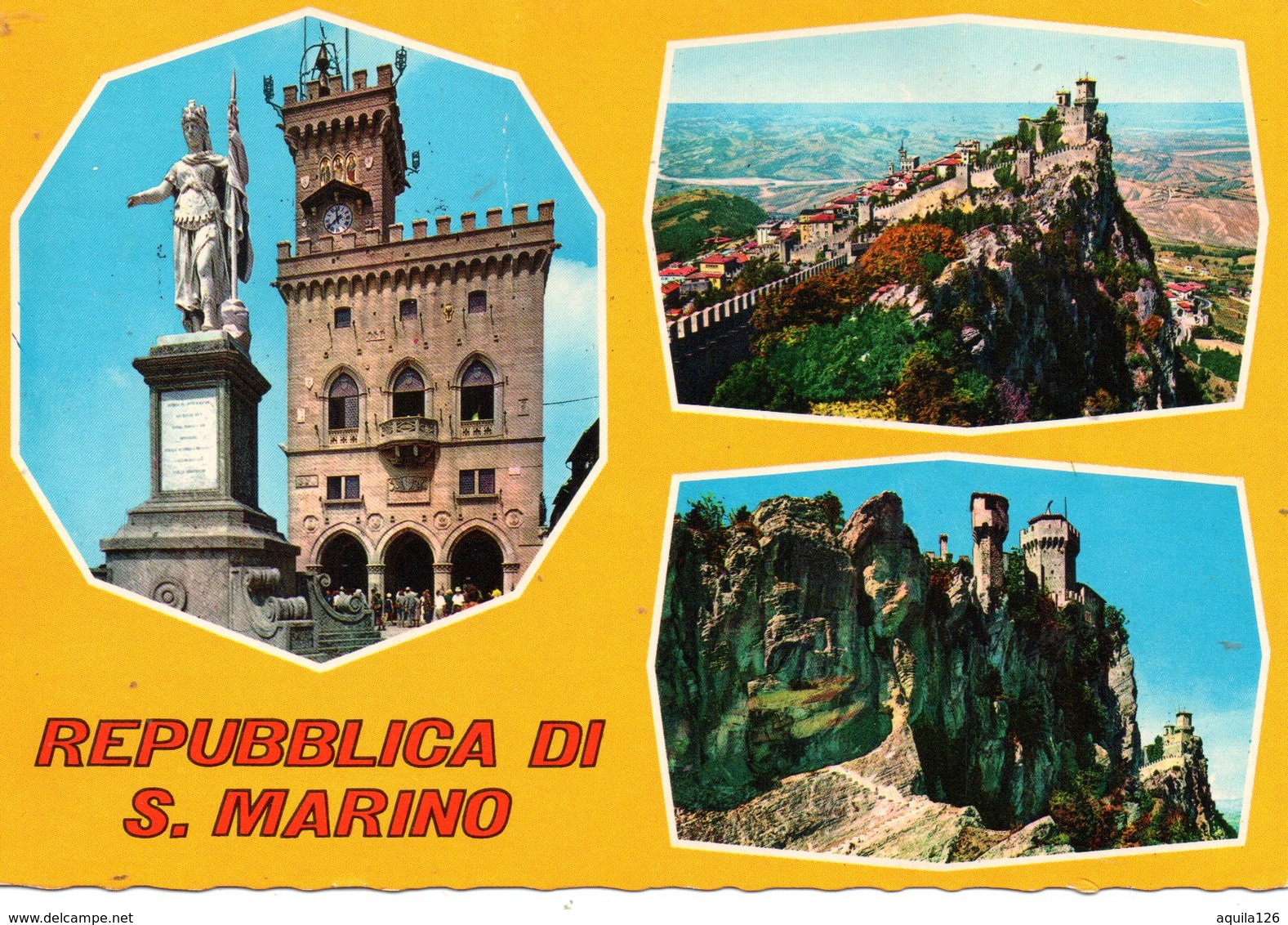 BELLISSIMA CARTOLINA SAN MARINO E830 - San Marino