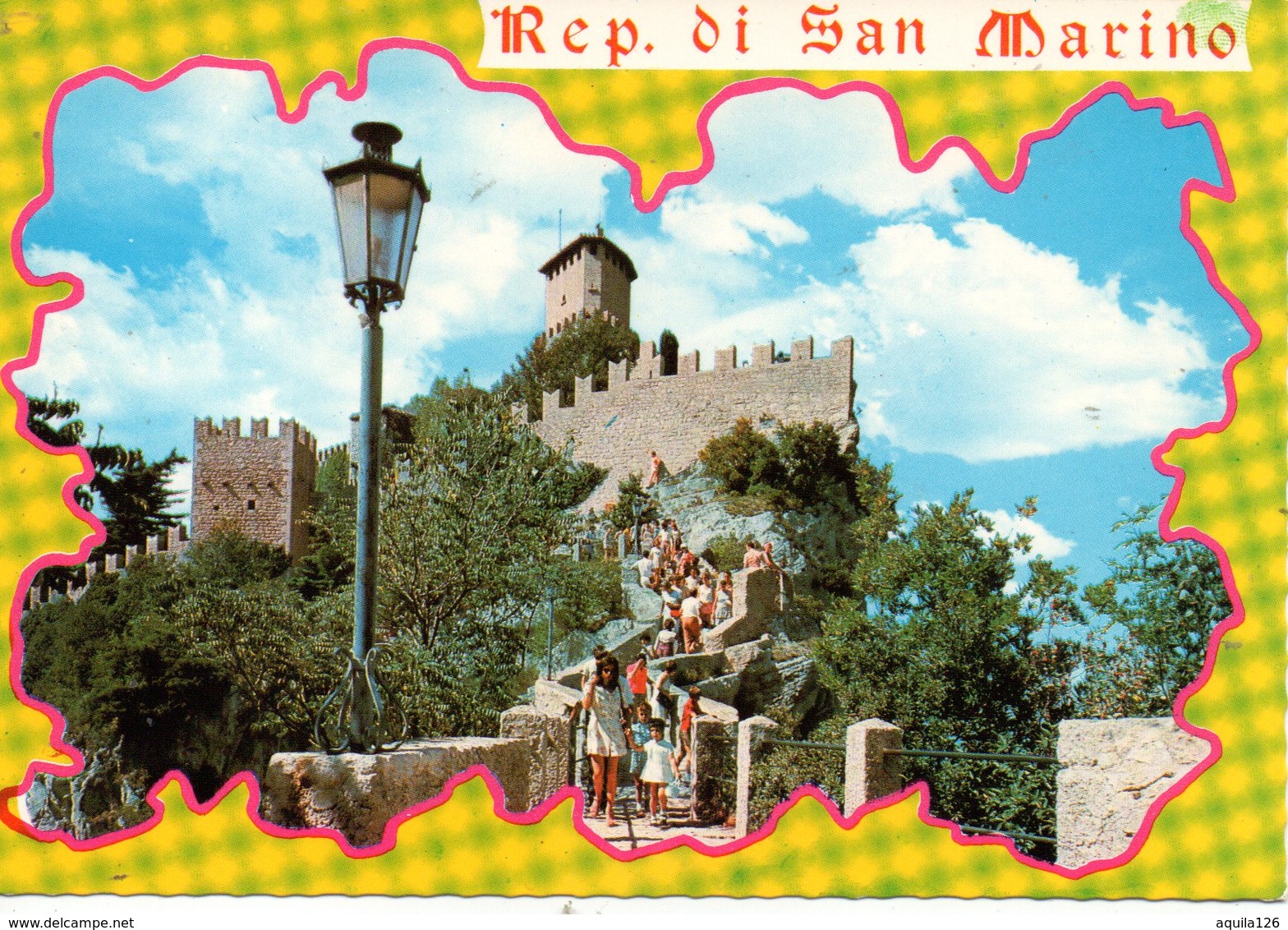 BELLISSIMA CARTOLINA SAN MARINO E836 - San Marino