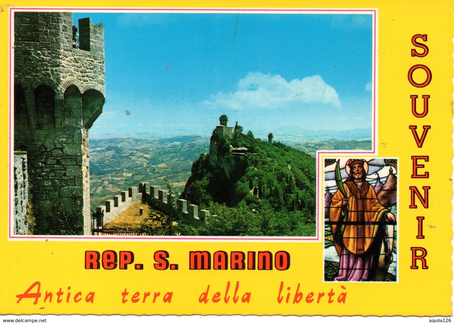 BELLISSIMA CARTOLINA SAN MARINO E840 - San Marino