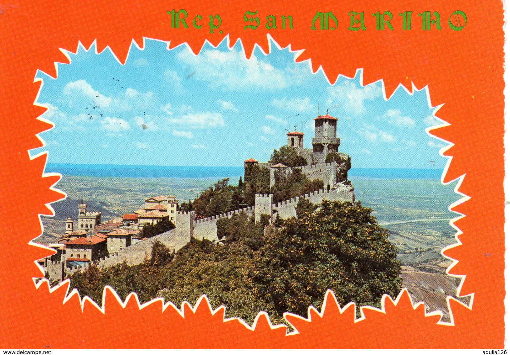 BELLISSIMA CARTOLINA SAN MARINO E845 - San Marino