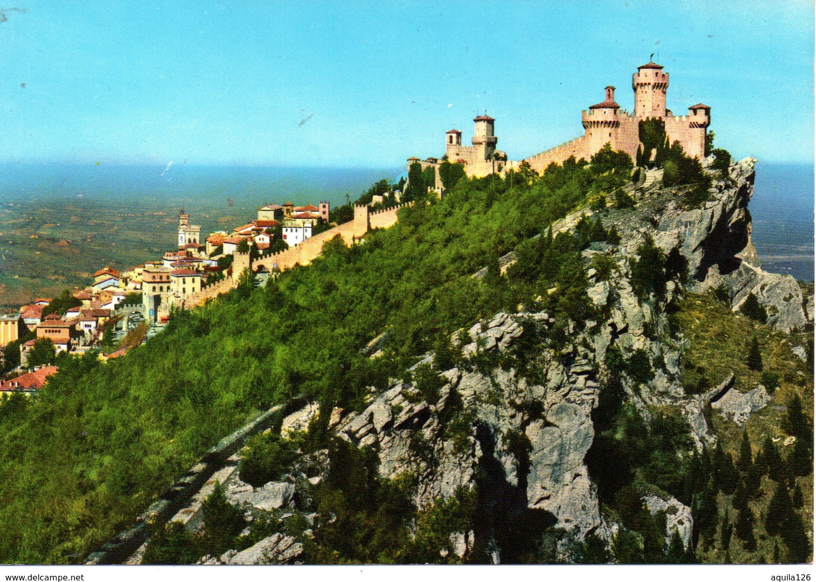 BELLISSIMA CARTOLINA SAN MARINO E851 - San Marino