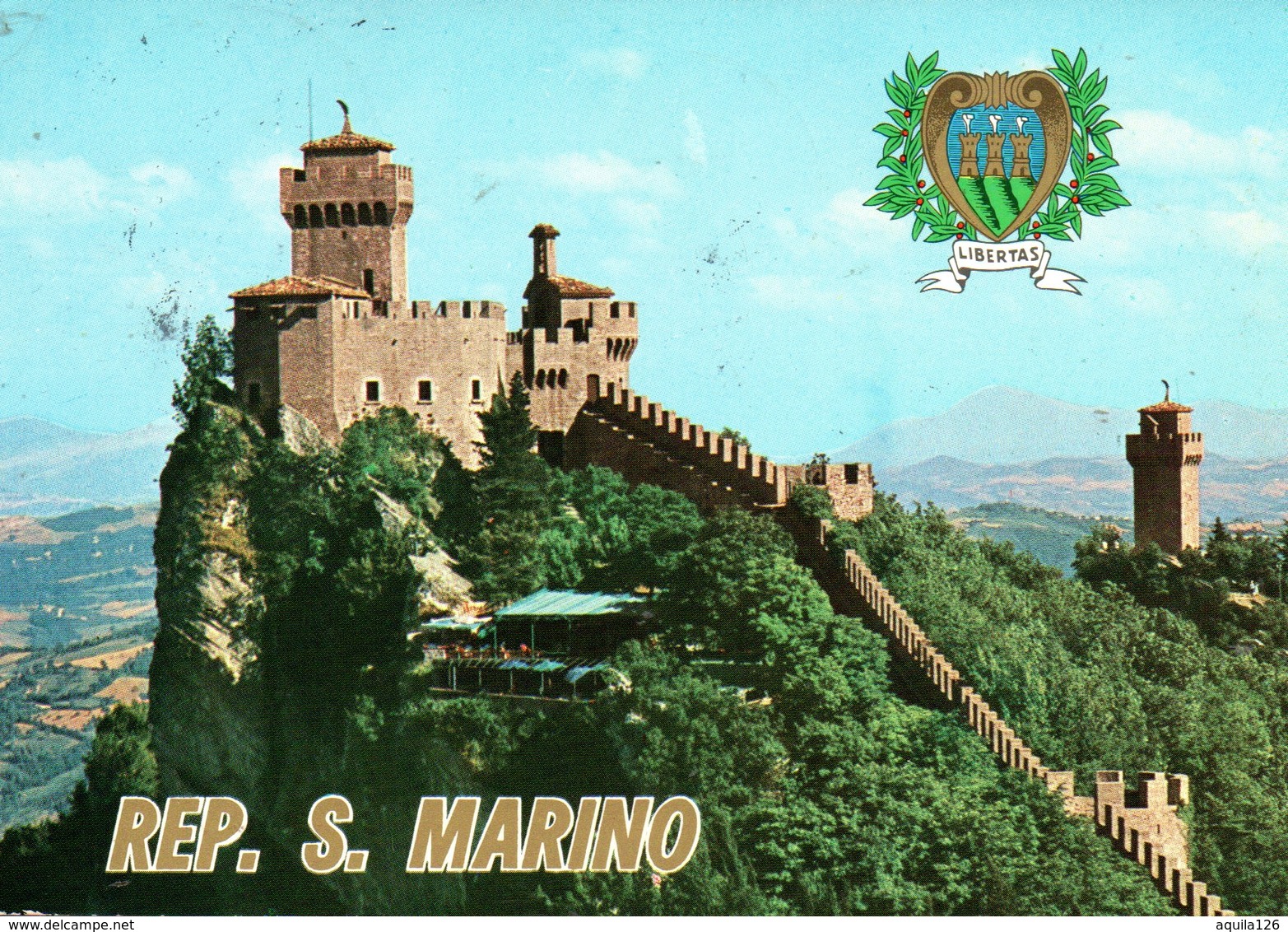 BELLISSIMA CARTOLINA SAN MARINO E852 - San Marino