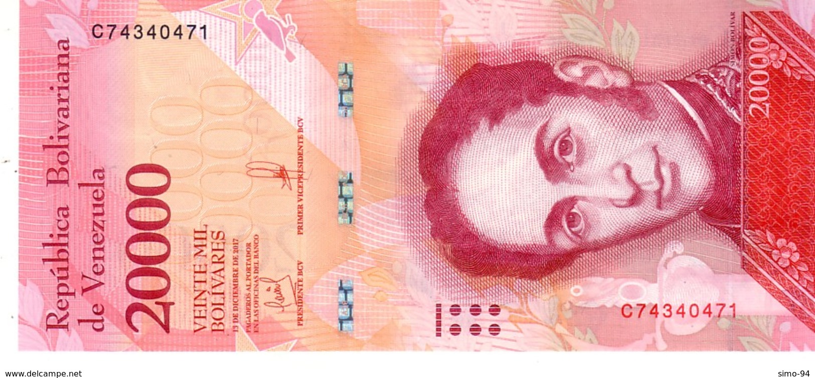 Venezuela P.99  20000   Bolivares 13-12-2017 Unc - Venezuela