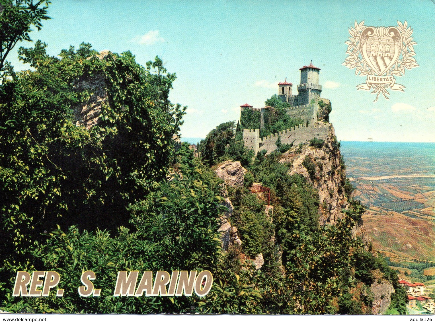 BELLISSIMA CARTOLINA SAN MARINO E855 - San Marino