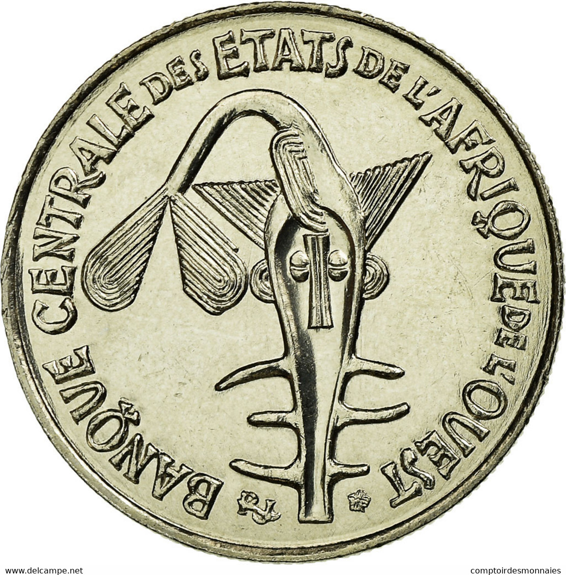 Monnaie, West African States, 50 Francs, 2002, Paris, SUP, Copper-nickel, KM:6 - Elfenbeinküste