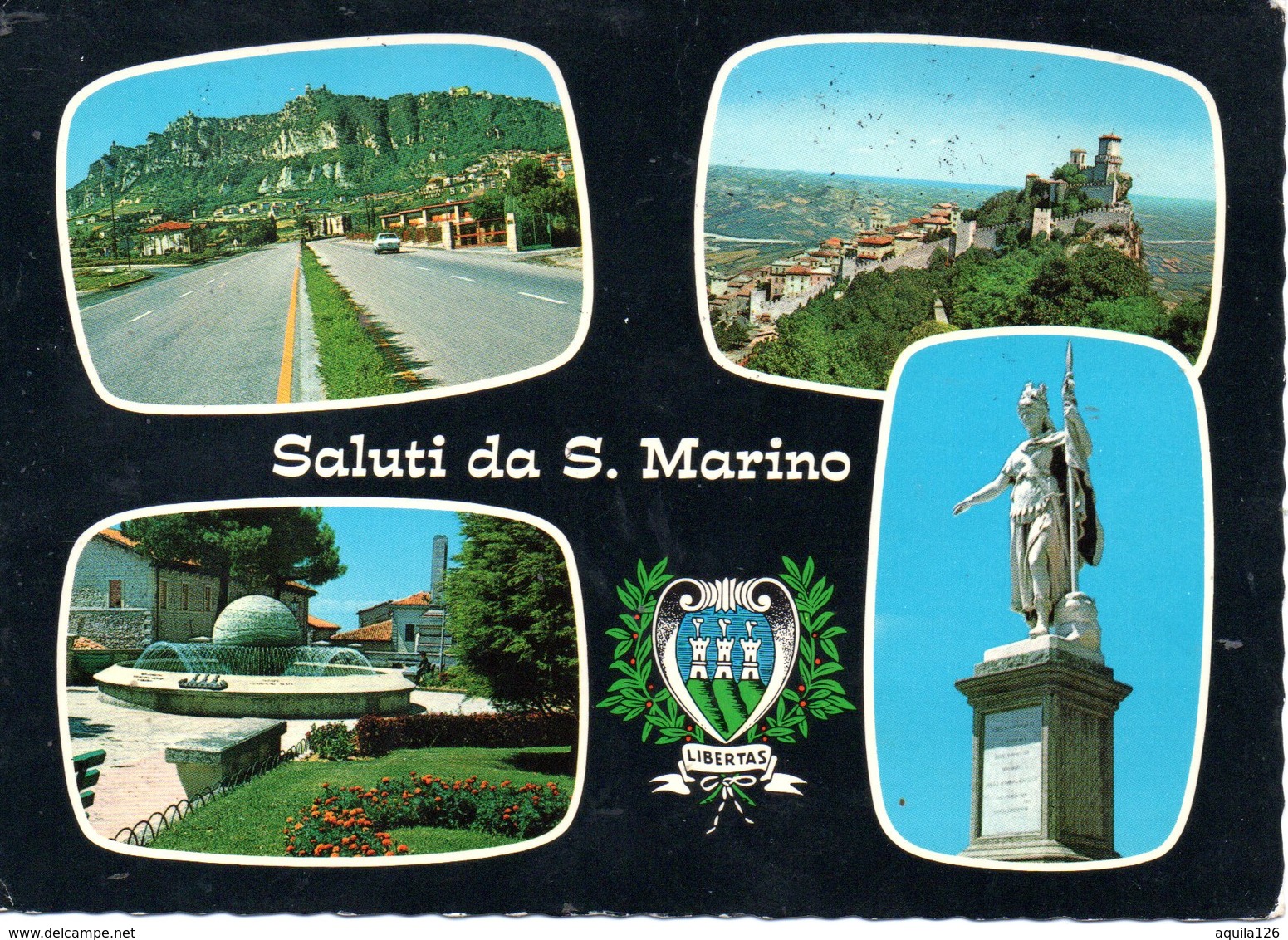 BELLISSIMA CARTOLINA SAN MARINO E862 - San Marino