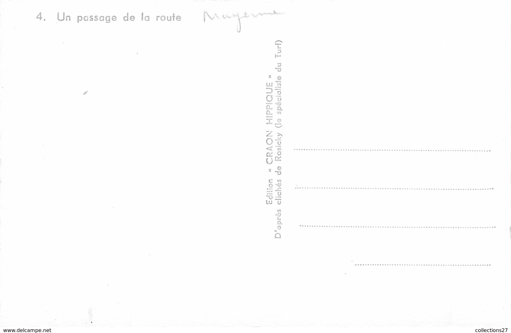 53-CRAON- COURSES- UN PASSAGE DE LA ROUTE - Craon