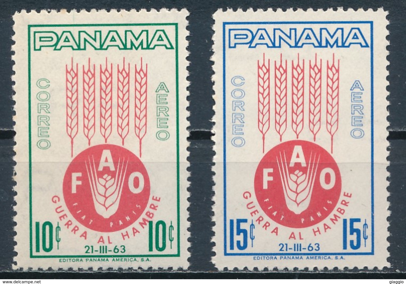 °°° PANAMA - Y&T N°277/78 PA - 1963 MNH °°° - Panama