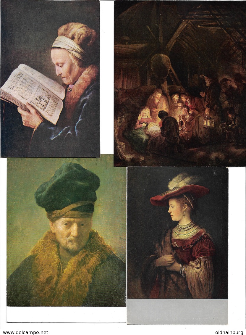 3010t: 4 AKs Rembrandt Harmensz Van Rjin (1606-1669), Ungelaufen, Um 1965 - Before 1900