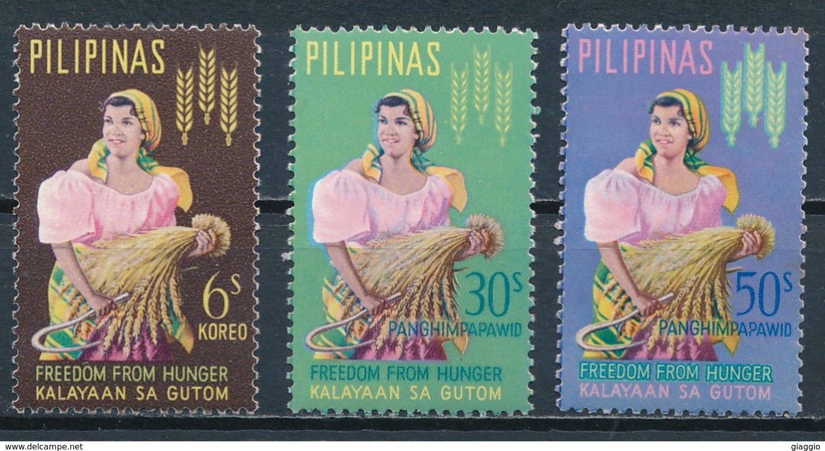 °°° FILIPPINE PHILIPPINES - Y&T N°589 + 64/65 PA - 1963 MNH °°° - Filippine